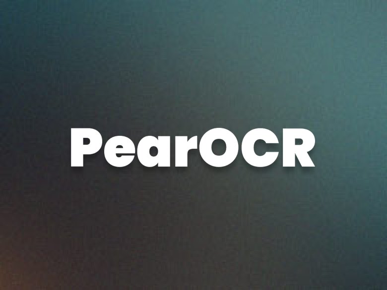 PearOCR